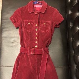 Courdoroy Garnet Dress